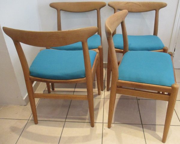 4 W2 H.Wegner Chairs 900 - Image 3