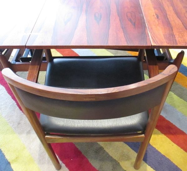 Paire de Fauteuils de Salon en Palissandre 913 – Image 11