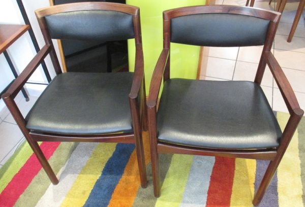Paire de Fauteuils de Salon en Palissandre 913 – Image 14