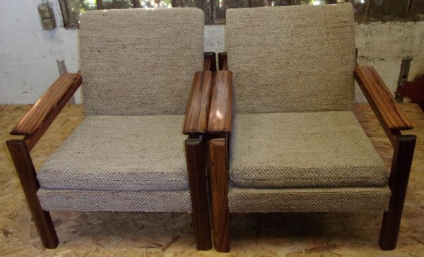Pair of Rosewood Lounge Chairs 909 - Image 15