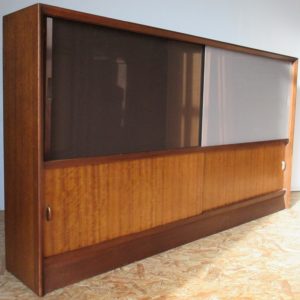 Sideboard Glass Doors Bookshelf 810