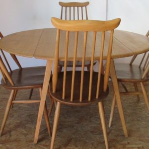 Table Ovale Ercol et 4 chaises 442