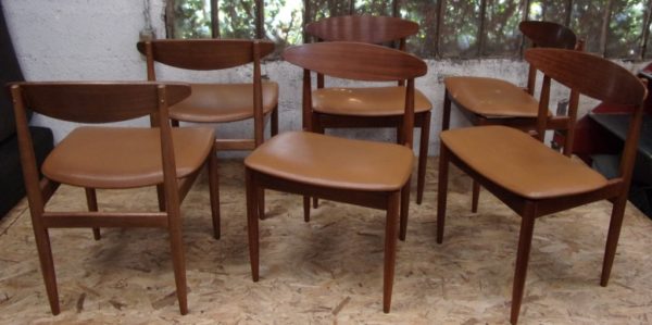 6 G-Plan chairs 906