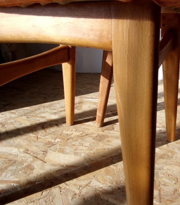 4 Beechwood Chairs 912 - Image 3