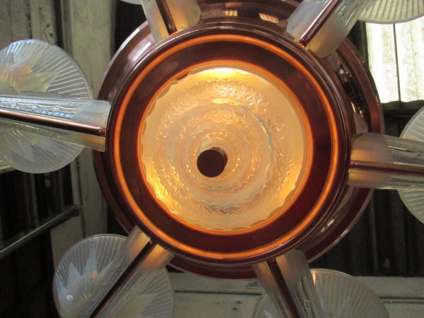 Art Deco ceiling lamp by Petitot. 1002 - Image 4