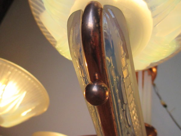Art Deco ceiling lamp by Petitot. 1002 - Image 13