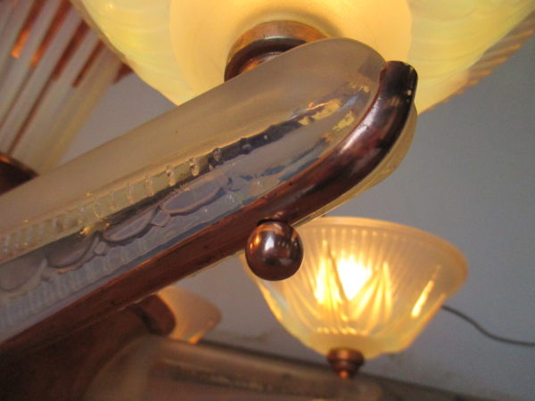 Art Deco ceiling lamp by Petitot. 1002 - Image 15