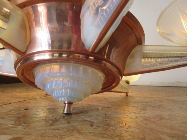 Art Deco ceiling lamp by Petitot. 1002 - Image 20
