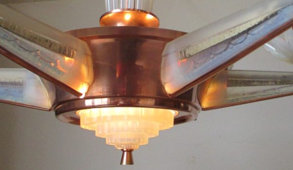 Art Deco ceiling lamp by Petitot. 1002 - Image 23