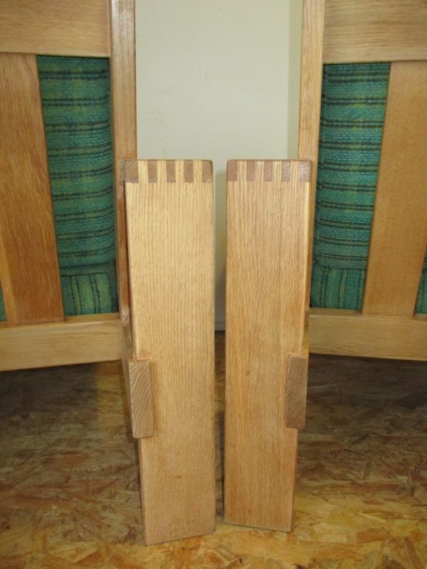 Pair of Esko Pajamies light oak armchairs. 931 - Image 8