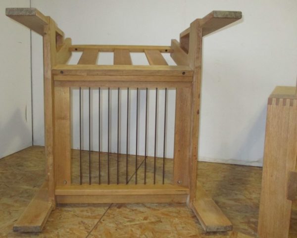 Pair of Esko Pajamies light oak armchairs. 931 - Image 20