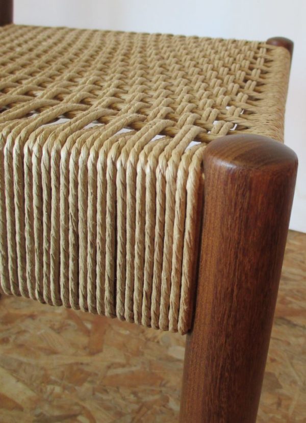 4 Mogens Kold paper-cord chairs 917 - Image 6