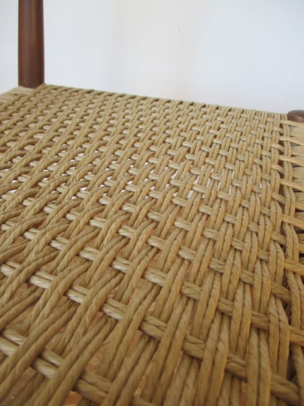4 Mogens Kold paper-cord chairs 917 - Image 8