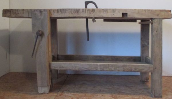 Établi de Menuisier Ancien en Chêne 1024 – Image 3
