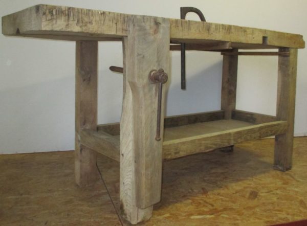 Établi de Menuisier Ancien en Chêne 1024