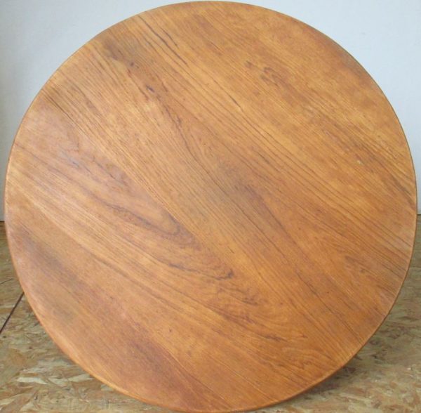 Teak round coffee table Nielson 199 - Image 5