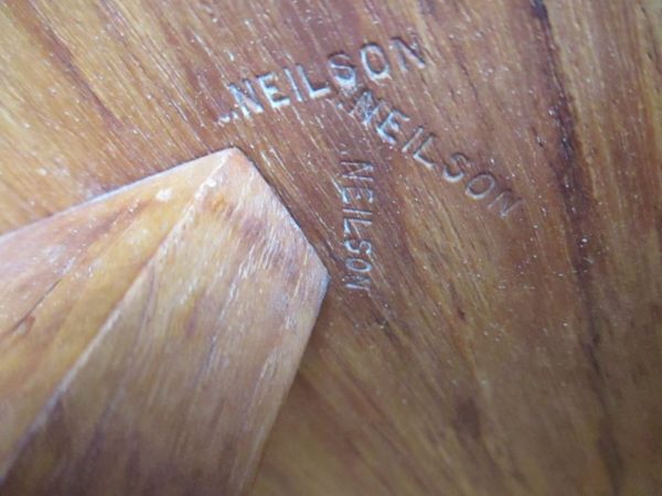 Teak round coffee table Nielson 199 - Image 4
