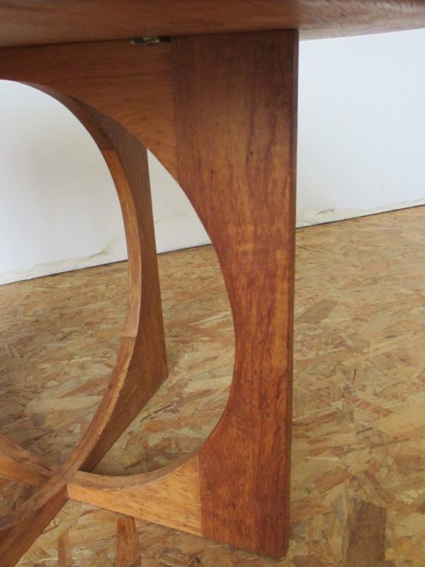 Teak round coffee table Nielson 199 - Image 6