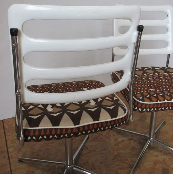 Pair of twistle chairs 70's 922 - Image 9