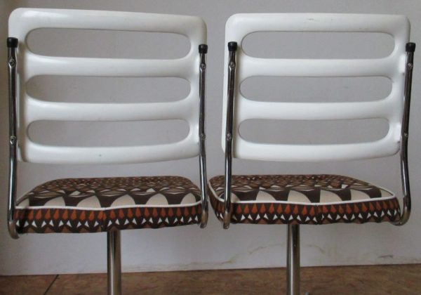Pair of twistle chairs 70's 922 - Image 13