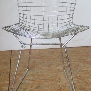 Chaise acier chromé Wire H.Bertoia 921