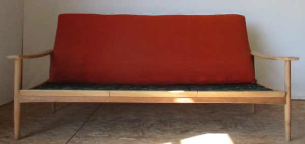Scandinavian Orange Sofa 1011