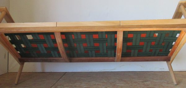 Scandinavian Orange Sofa 1011 - Image 4