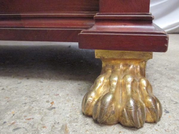 French empire style gilt bronze mounted mahogany Library 2020 - Image 11