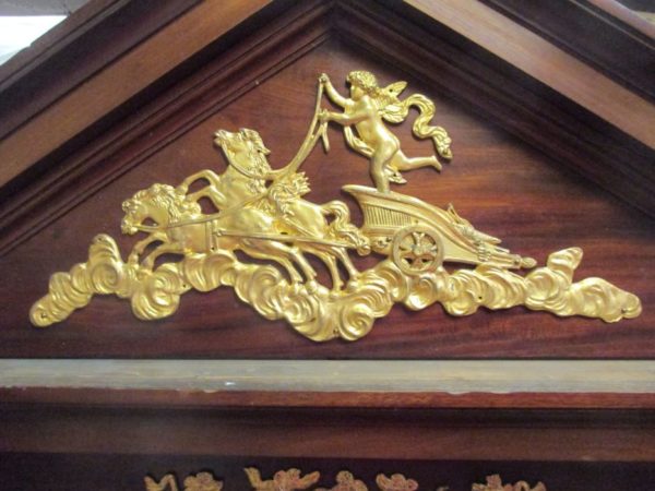 French empire style gilt bronze mounted mahogany Library 2020 - Image 18