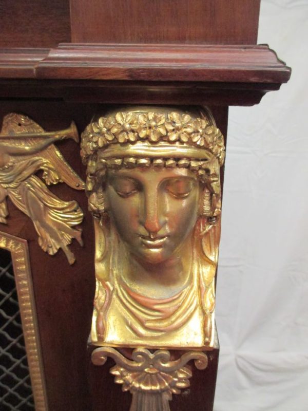 French empire style gilt bronze mounted mahogany Library 2020 - Image 21