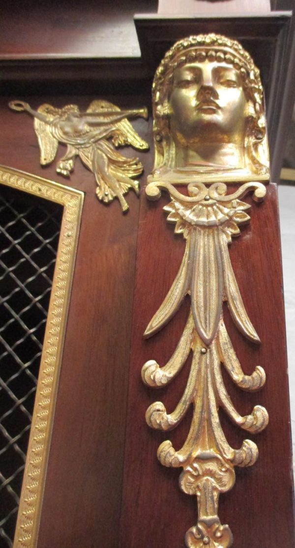 French empire style gilt bronze mounted mahogany Library 2020 - Image 23
