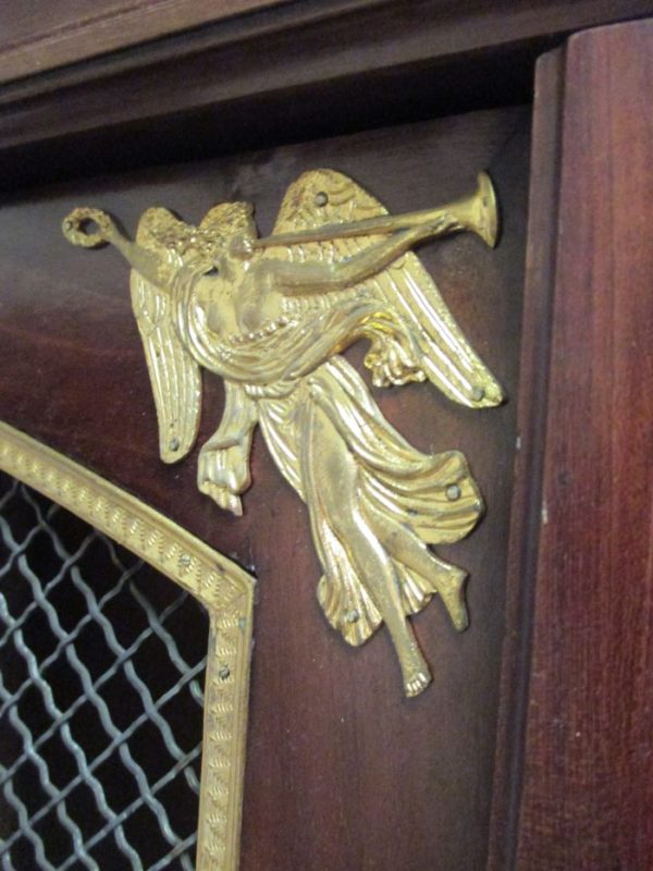 French empire style gilt bronze mounted mahogany Library 2020 - Image 24