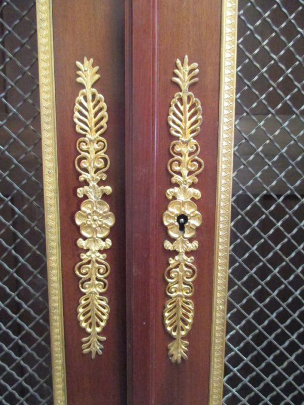 French empire style gilt bronze mounted mahogany Library 2020 - Image 27