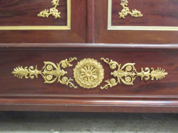 French empire style gilt bronze mounted mahogany Library 2020 - Image 28