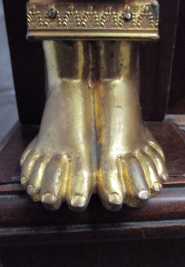 French empire style gilt bronze mounted mahogany Library 2020 - Image 34