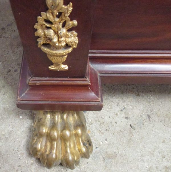 French empire style gilt bronze mounted mahogany Library 2020 - Image 36