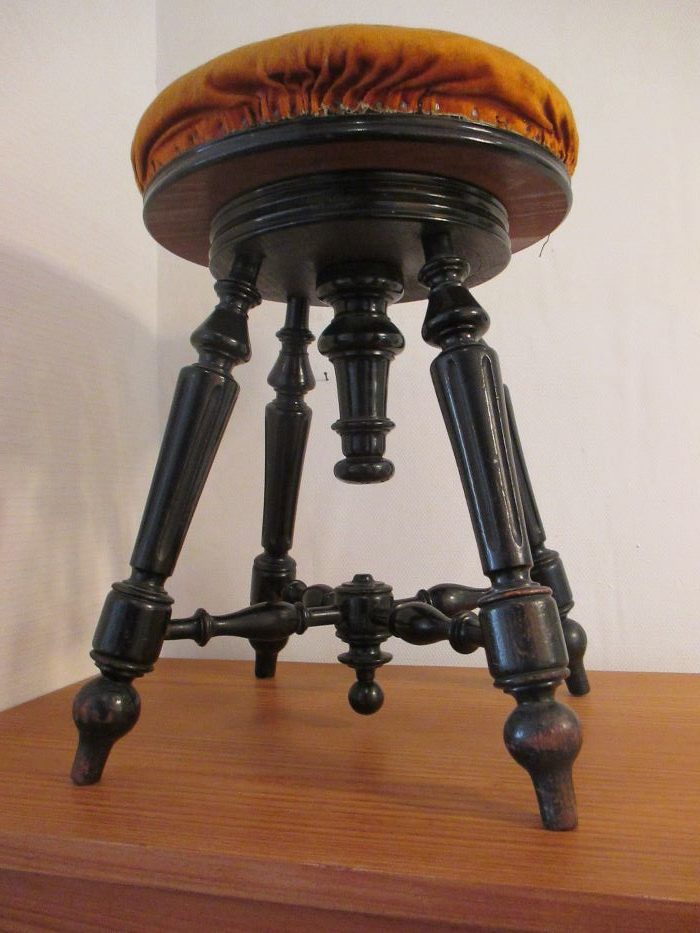 Tabouret de piano Napoléon III