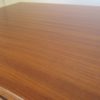 Large teak table with chromed legs 460 - Image 3