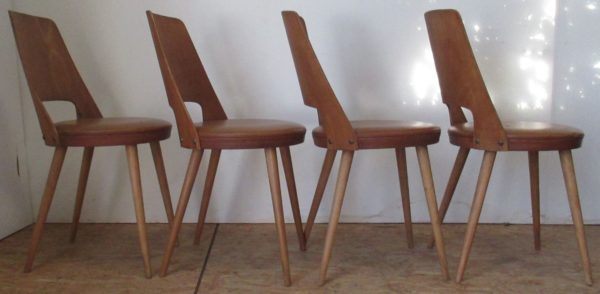 Set of 4 Baumann bistro chairs 932 - Image 3