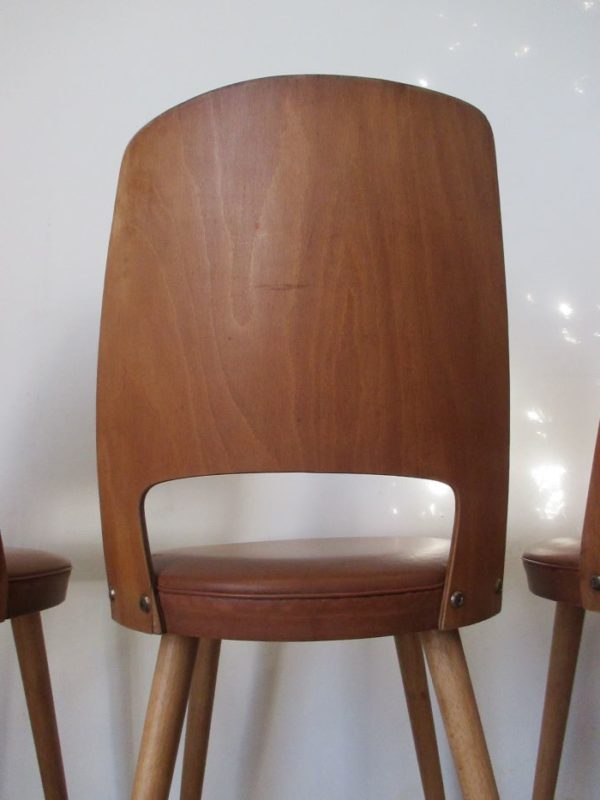 Set of 4 Baumann bistro chairs 932 - Image 9