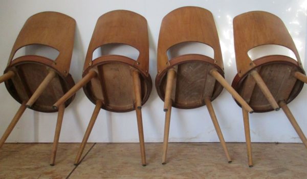 Set of 4 Baumann bistro chairs 932 - Image 13