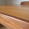 Large teak table with chromed legs 460 - Image 10