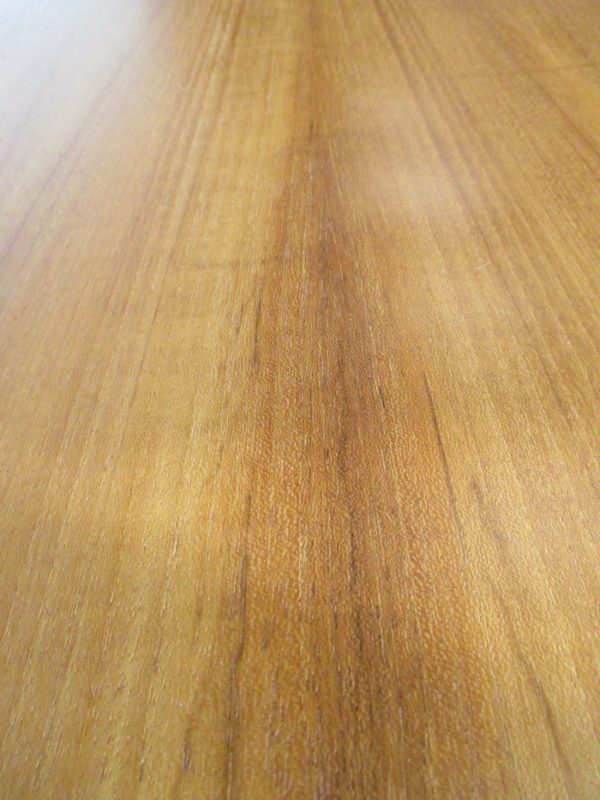 Large teak table with chromed legs 460 - Image 12