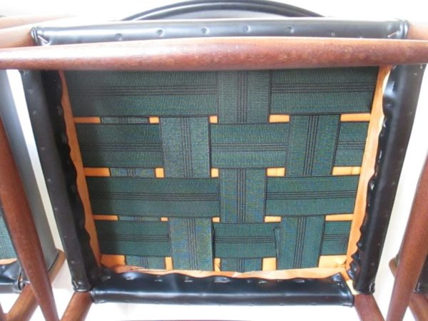 4 teak chairs 934 - Image 5