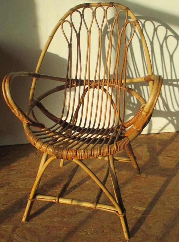 Wicker armchair 951 - Image 2