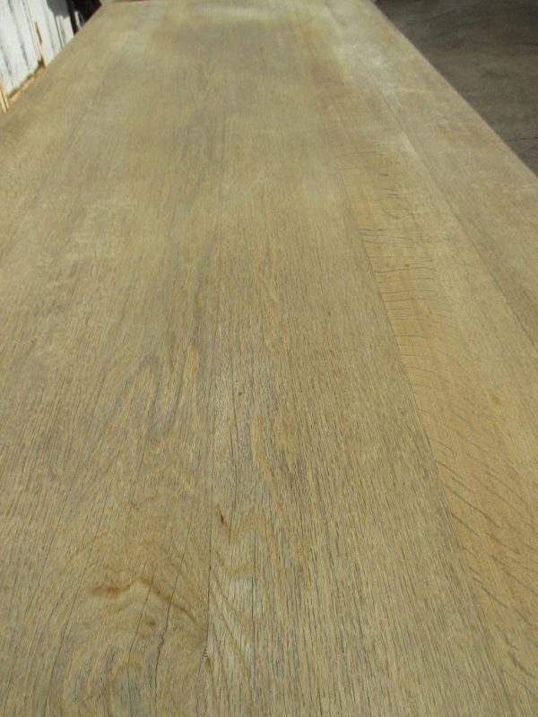 Grande table de ferme en chêne 133 – Image 10