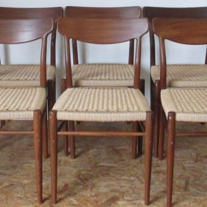 6 Lübke chairs 943