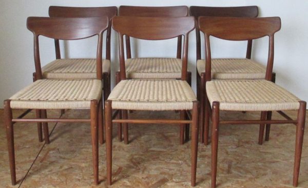 6 Lübke chairs 943
