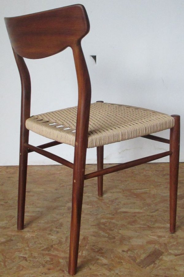 6 Chaises en teck Lübke 943 – Image 16