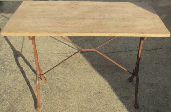 Old french café table 446 - Image 3